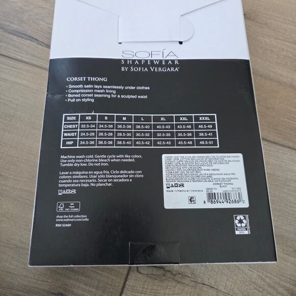 Sofia Intimates by Sofia Vergara Corset Shaping Thong Women Sz XXL - Picture 6 of 8